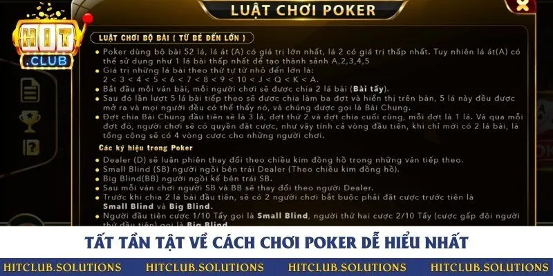 Tổng hợp cách thức chơi, luật chơi đầy đủ từ A-Z